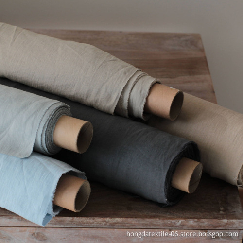 100% Linen Fabric for Home Textiles